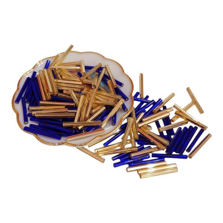 Margele de sticla - Bugles tubulara - 50 Gr - 20mm