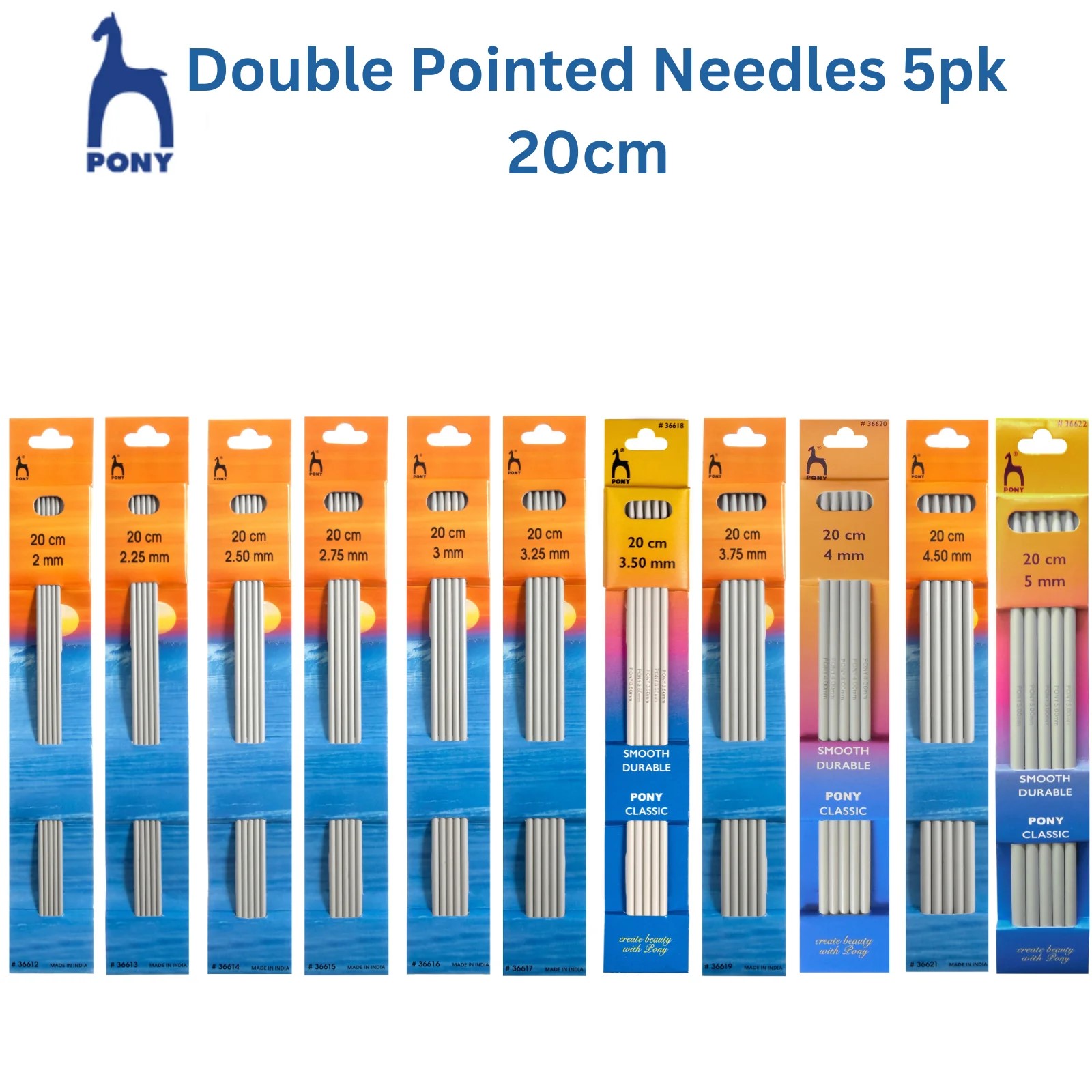 Andrele drepte cu varf dublu 20 cm
