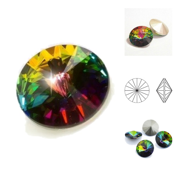 Swarovski Rivoli - Crystal Vitrail Medium