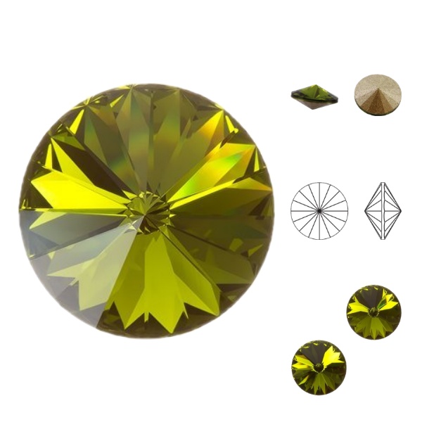Swarovski Rivoli - Olivine