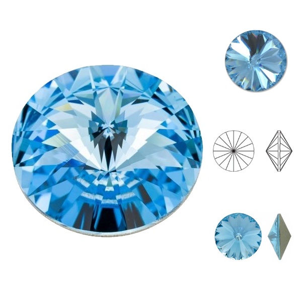 Swarovski Rivoli - Aquamarine
