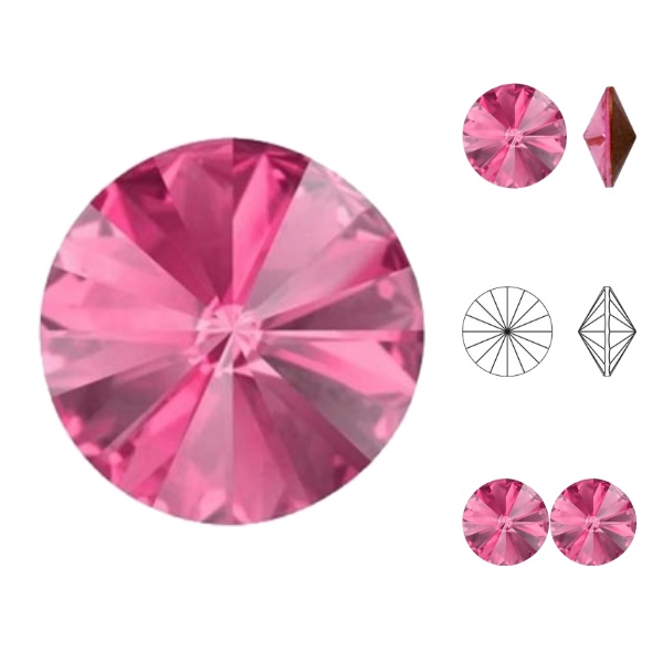Swarovski Rivoli - Rose