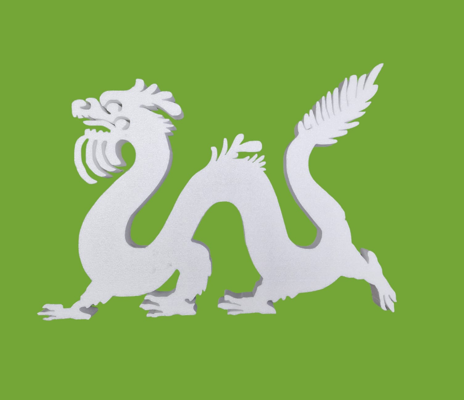 Forme din polistiren alb - dragon