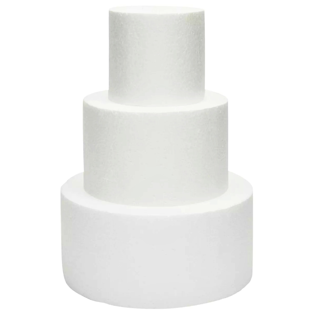 Macheta tort rotunda - 3 etaje - Diametrul etajelor: 10cm + 15cm + 20cm.